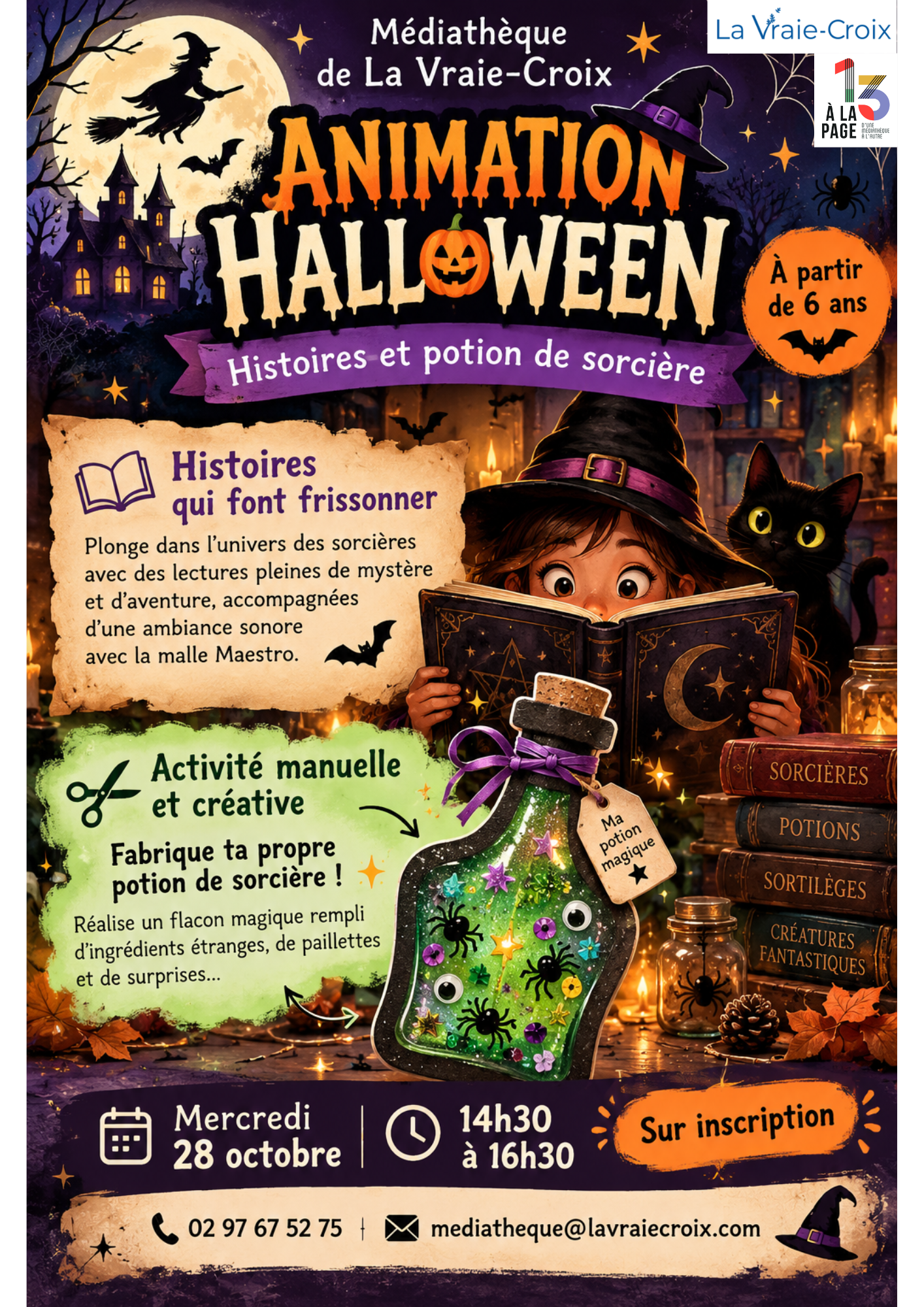 Affiche animation Halloween